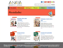 Tablet Screenshot of anayainfantilyjuvenil.es